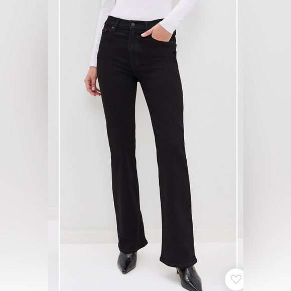 Black denim "covergirl" high rise jeans - Picture 2 of 7